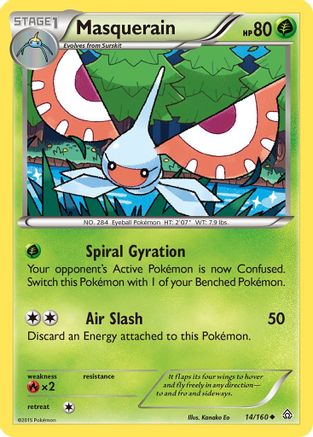 XY - Primal Clash Masquerain #14