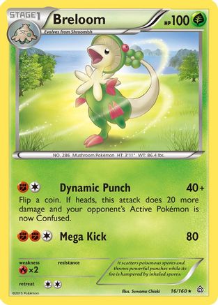 XY - Primal Clash Breloom #16
