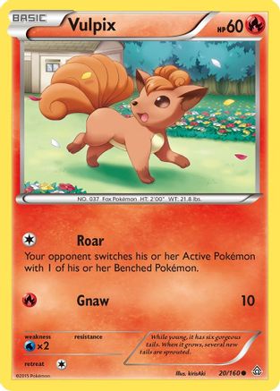 XY - Primal Clash Vulpix #20