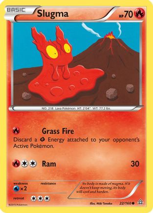 XY - Primal Clash Slugma #22