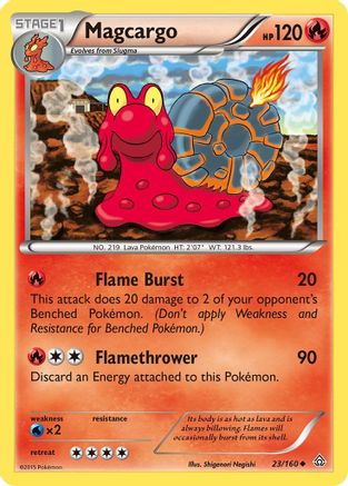 XY - Primal Clash Magcargo #23