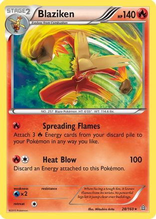 XY - Primal Clash Blaziken #28