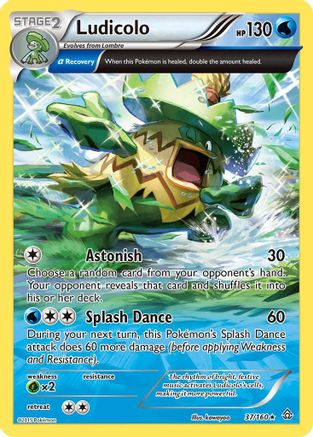 XY - Primal Clash Ludicolo (Alpha) #37