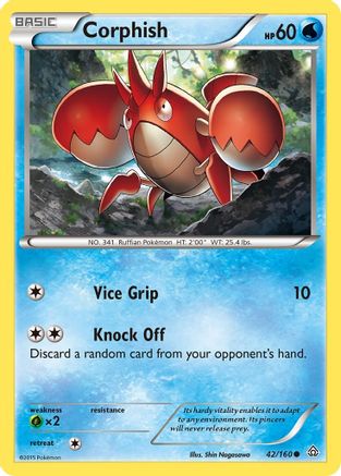 XY - Primal Clash Corphish #42