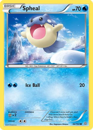 XY - Primal Clash Spheal (46) #46