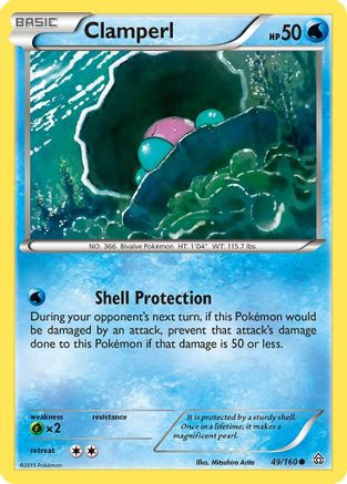 XY - Primal Clash Clamperl #49