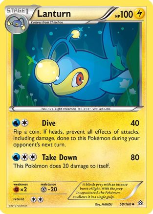 XY - Primal Clash Lanturn #58