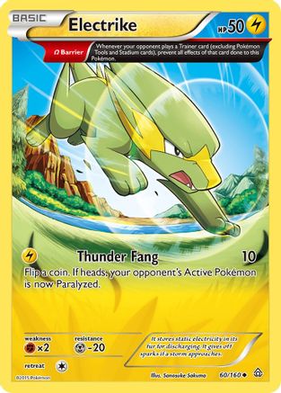 XY - Primal Clash Electrike (Omega) #60