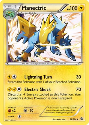 XY - Primal Clash Manectric #61