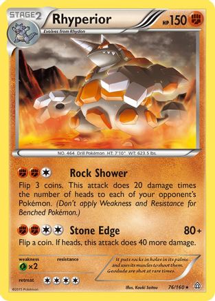 XY - Primal Clash Rhyperior #76