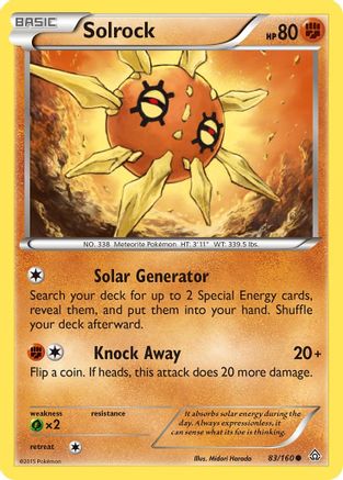 XY - Primal Clash Solrock #83