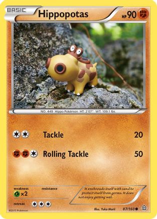 XY - Primal Clash Hippopotas #87