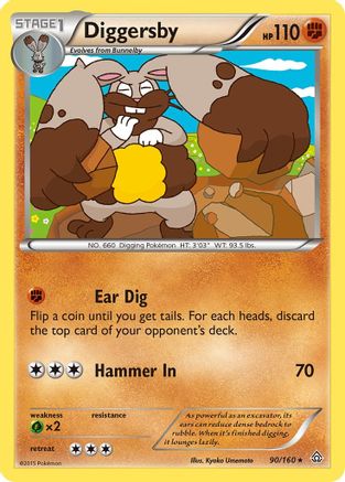 XY - Primal Clash Diggersby #90