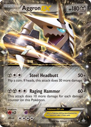 XY - Primal Clash Aggron EX #93