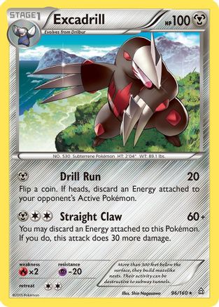 XY - Primal Clash Excadrill #96