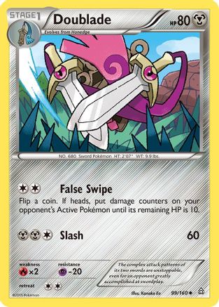 XY - Primal Clash Doublade #99