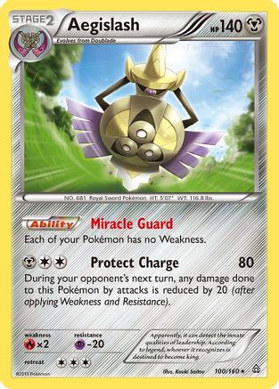 XY - Primal Clash Aegislash #100