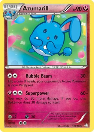 XY - Primal Clash Azumarill #103