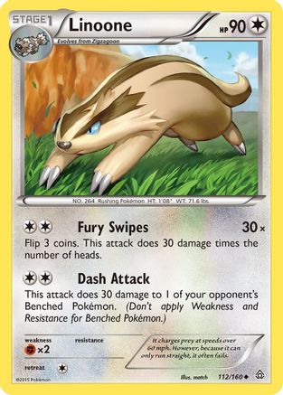 XY - Primal Clash Linoone #112
