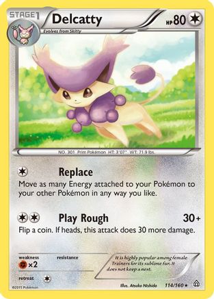 XY - Primal Clash Delcatty #114