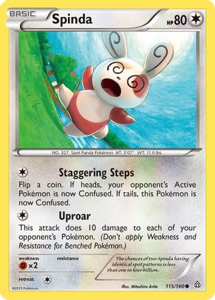 XY - Primal Clash Spinda #115