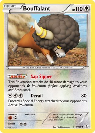 XY - Primal Clash Bouffalant #119