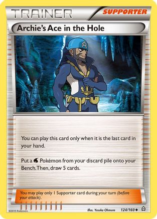 XY - Primal Clash Archie's Ace in the Hole #124