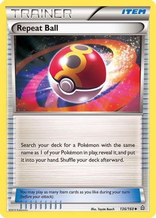 XY - Primal Clash Repeat Ball #136
