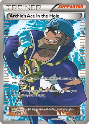 XY - Primal Clash Archie's Ace in the Hole (157 Full Art) #157