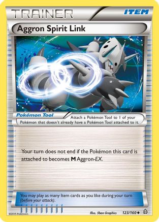 XY - Primal Clash Aggron Spirit Link #123
