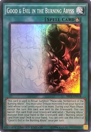 Good & Evil in the Burning Abyss (SE) - Secrets of Eternity - YuGiOh