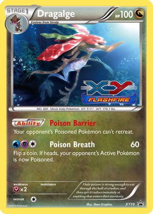XY Promos Dragalge - XY10 (Prerelease) #XY10