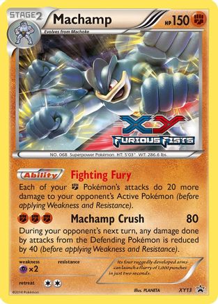 XY Promos Machamp - XY13 (Prerelease) #XY13