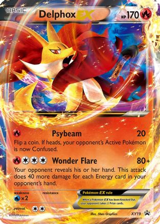 XY Promos Delphox EX #XY19