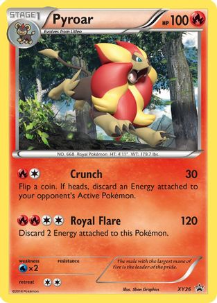 XY Promos Pyroar #XY26