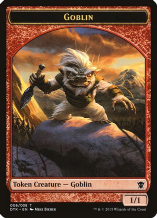 Goblin Creature Token 1/1 X4 SCG Tokens MTG English NM-Mint 