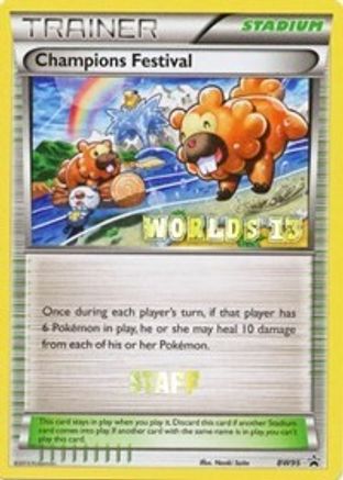 Black and White Promos Champions Festival - BW95 (Worlds 13) [Staff] #BW95