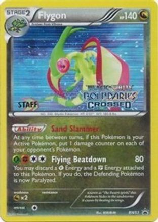 Black and White Promos Flygon - BW53 (Prerelease) [Staff] #BW53