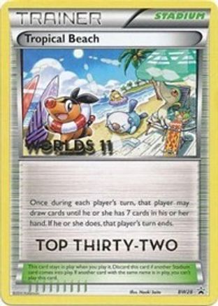 Black and White Promos Tropical Beach - BW28 (Worlds 11) [Top 32] #BW28