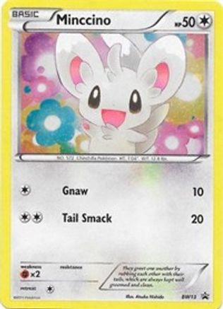Black and White Promos Minccino - BW13 (Cracked Ice Holo) #BW13