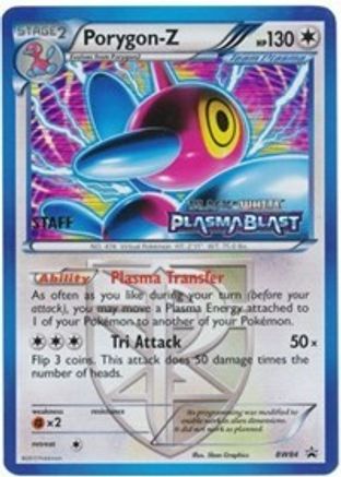 Black and White Promos Porygon-Z (Team Plasma) - BW84 (Prerelease) [Staff] #BW84