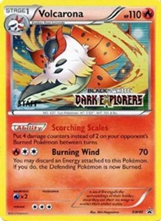 Black and White Promos Volcarona - BW40 (Prerelease) [Staff] #BW40