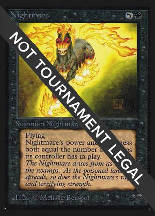 Nightmare (IE) - International Edition - Magic: The Gathering