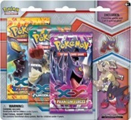 Pokémon Phantom Forces 3-pack Blister, booster pack, Promo card