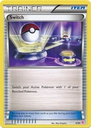 Switch (Sylveon) 4 XY Trainer Kit: Sylveon & Noivern Pokémon card
