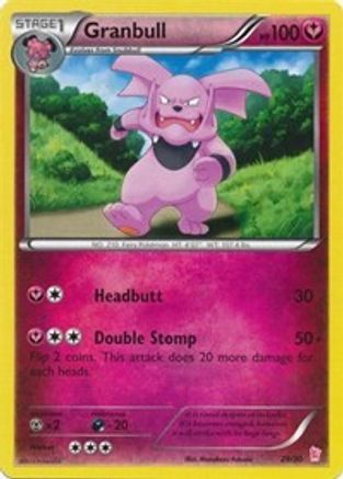 Granbull (#29) 29 XY Trainer Kit: Sylveon & Noivern Pokémon card