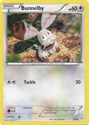 Bunnelby 4 XY Trainer Kit: Sylveon & Noivern Pokémon card