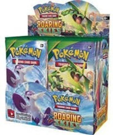 POKEMON TCG XY ROARING SKIES 5 FACTORY SEALED BOOSTER PACK LOT 