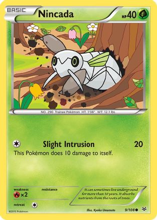 XY - Roaring Skies Nincada #9