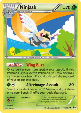 XY - Roaring Skies Ninjask #10